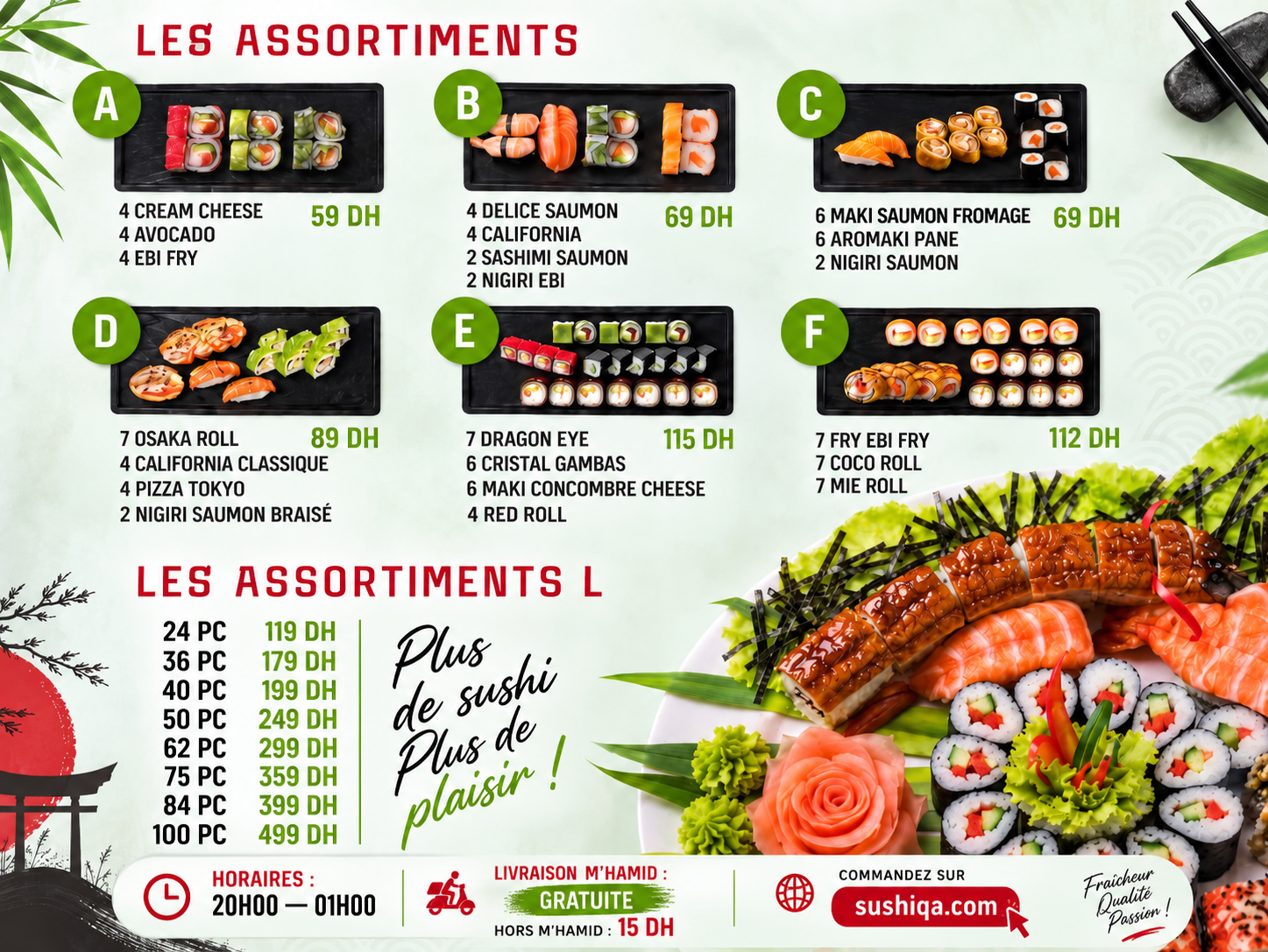 Plateau Découverte Sushi.QA